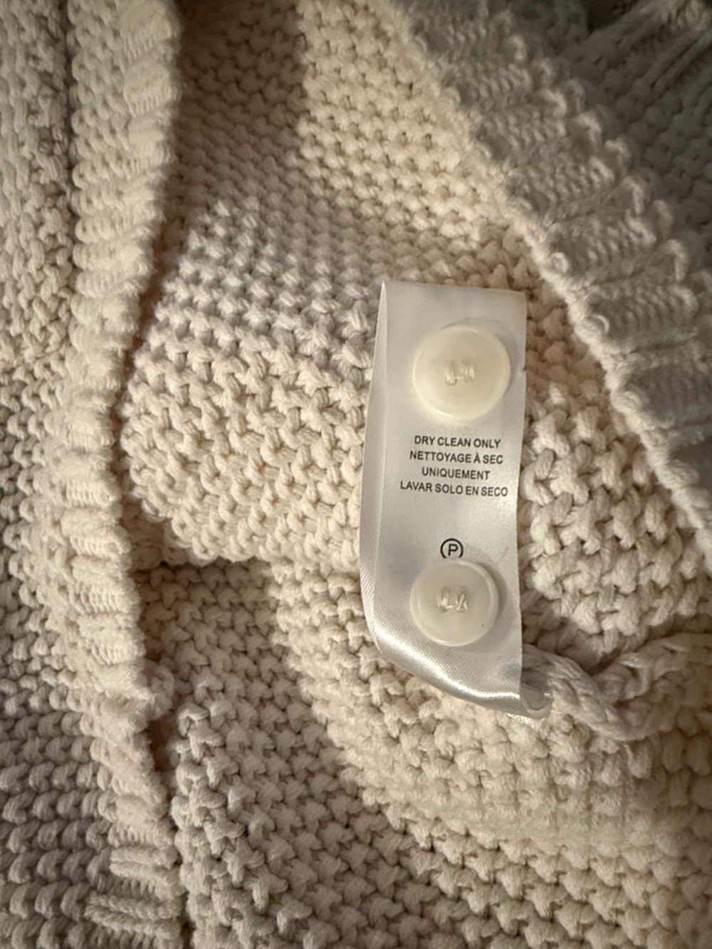 Splendid Dre Cardigan Moonstone Cream Size M - Picture 11 of 11